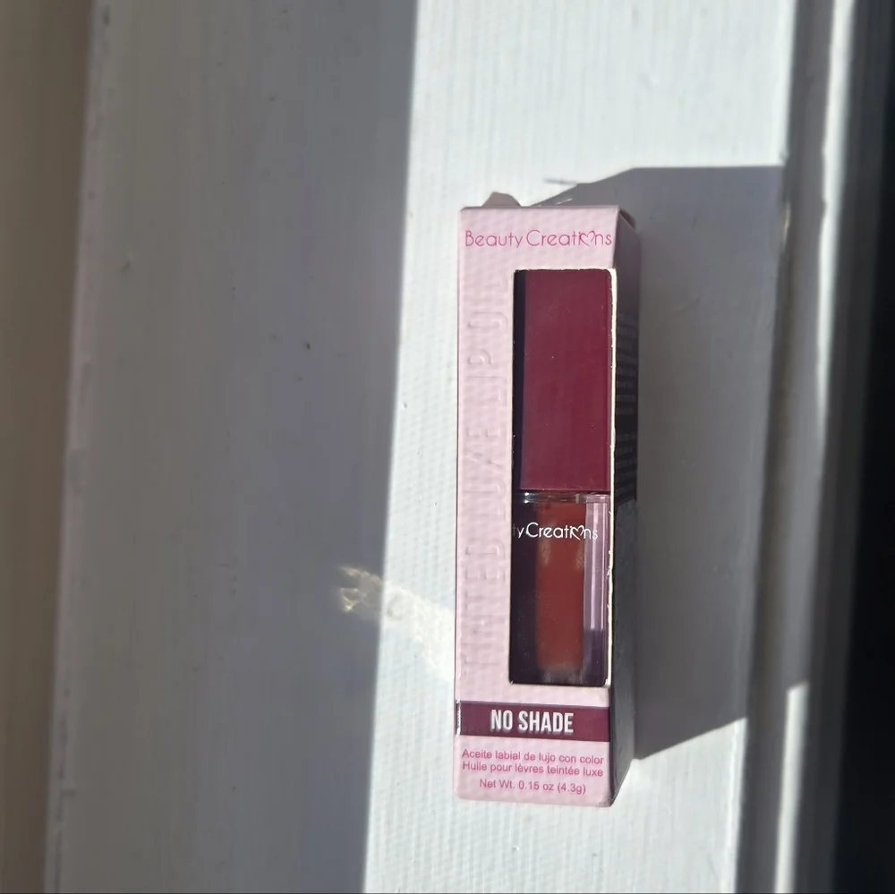 Beauty Creations Tinted Luxe Lip Oil Gloss No Shade Pink Red